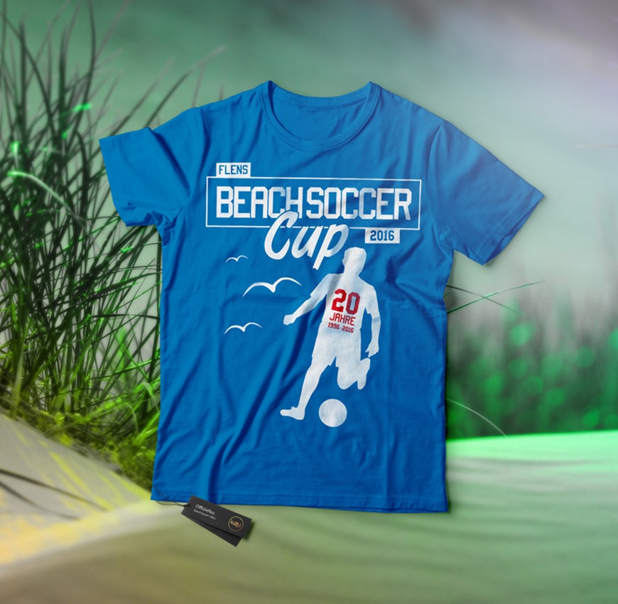 Grafik Design Balltick BeachSoccer T-Shirt 2016