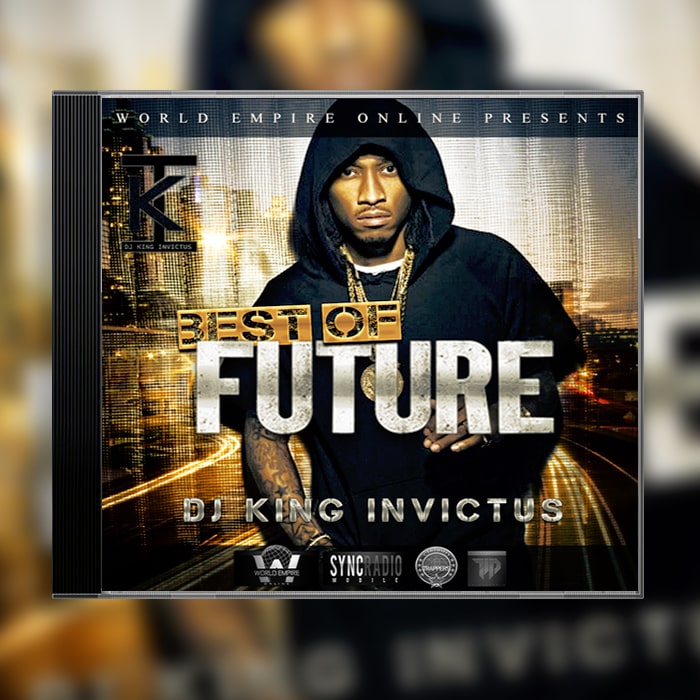 Grafik Design Album Cover DJ King Invictus - Best of Future