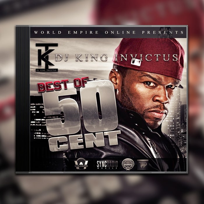DJ Grafik Design Album Cover King Invictus - Best of 50 Cent